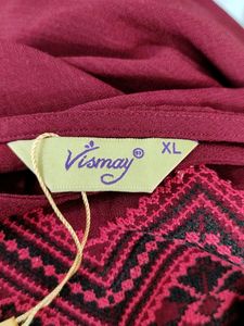 Vismay Maroon Kurti ( Women)