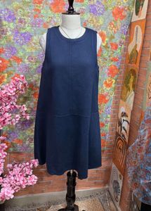 Classic Navy A-Line Dress