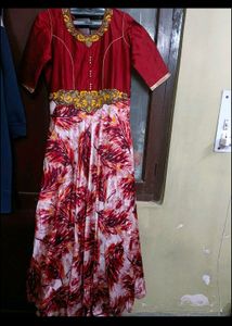 Beautiful Ethnic 3D Designer Gown in Xl size
