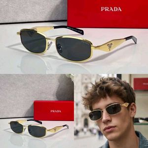 PRADA PREMIUM QUALITY UNISEX SUNGLASSES GOLD BLACK