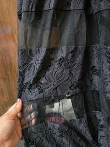 Elegant Black Lace Dress