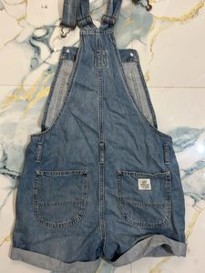 Denim Short Overalls