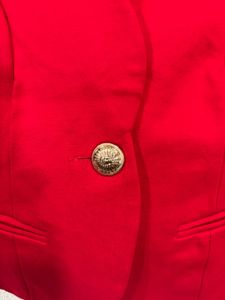 Red Fitted Blazer