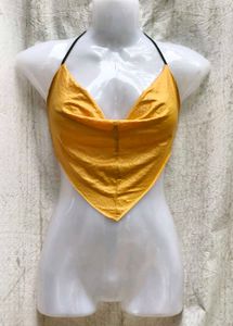 Yellow Halter Top
