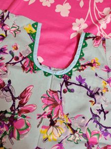 40 Or L Size Newly Stitched Cotton Kurti