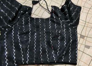 Sparkling Black Blouse