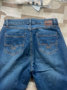 Stylish Ripped Blue Denim Jeans