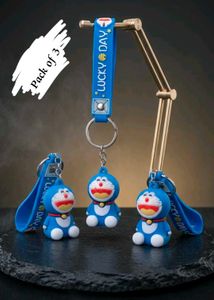 Doraemon Keychain Pack of 3