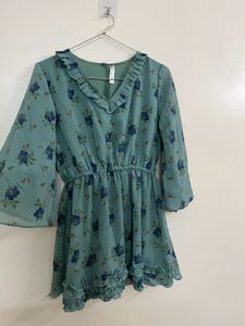 Flowy Floral Mini Dress