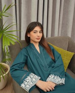 Teal Ethnic Co-ord Set