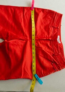 Red trousers