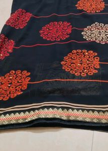 Elegant Floral Design Saree