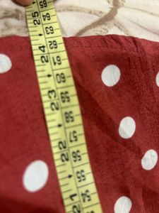 Chic Polka Dot Midi Skirt