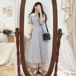 Cute Gingham Midi Dress