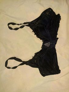 Floral Lace Trim Bra