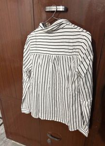 Classic Striped Button-Up Shirt