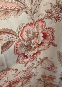 Vintage Floral Fabric Curtain