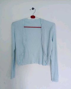 baby blue  cardigan 🦈