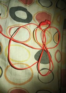 Bright Pink Wired Earphones