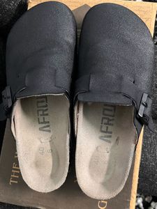 AFROJACK Black Comfort Clogs/Sandals – Casual Ever