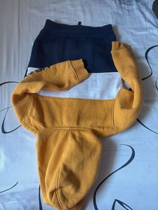 Color Block Zip-Up Hoodie