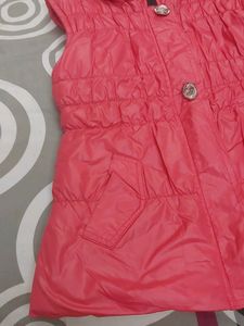 Without Sleeves Warm Jacket For Girls