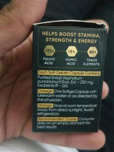 Shilajit Capsul Pack Of 2 New