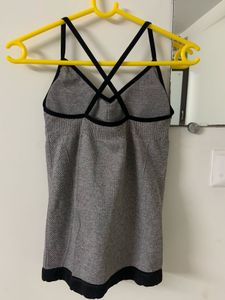 Grey Compression Camisole Top