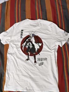 shaman king collaboration White Graphic Tee