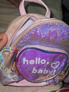 Sparkly Heart Sequin Mini Backpack
