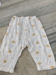 Cute Bear Print Baby Pajama Pants