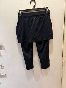 Black Skirted Leggings