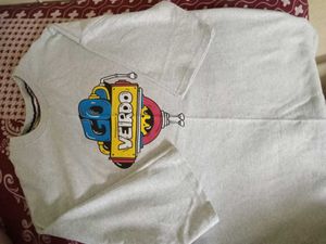 Grey Graphic T-Shirt