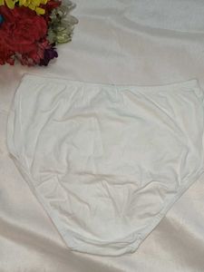 Comfortable White Cotton Briefs
