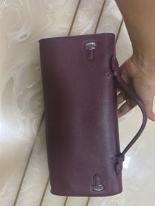 Elegant Maroon Clutch Bag