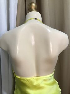 ZARA YELLOW SATIN TOP