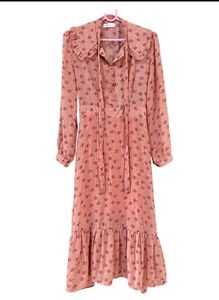 Chic Floral Print Midi Dress