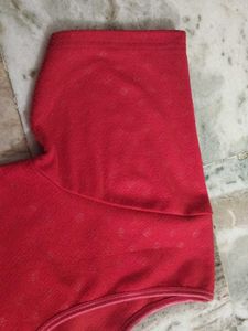 Red Cotton Blouse