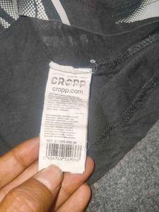 CROPP 'Critical' Dark Fantasy Skull Graphic Tee