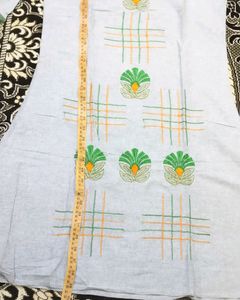 Frock silver 1 piece latest embroidery work design