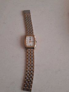 Like New  Vintage WS Ladies Two-Tone Watch