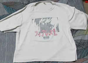 Anime Print Graphic Tshirt