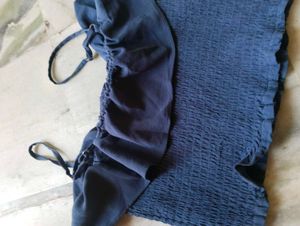 Smocked Cami Crop Top