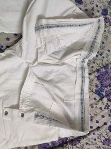 Classic White Trousers