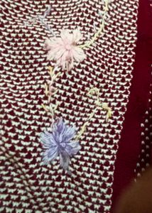 Embroidered Knit Cardigan