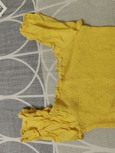 Yellow Crop Top