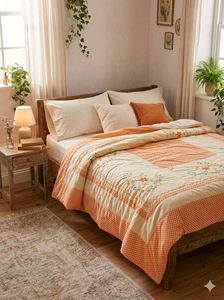 Embroidered Duvet Cover/Bedspread