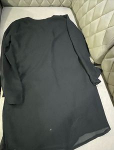 Elegant Black Georgette Kurti | Like New