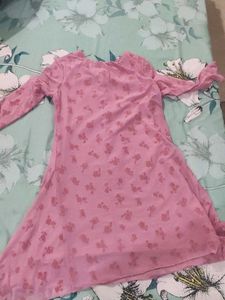 Pink Floral Dress free with purchase 5oo