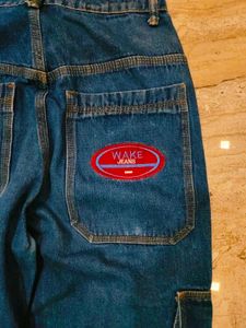 Vintage Wide Leg Cargo Unisex Jeans